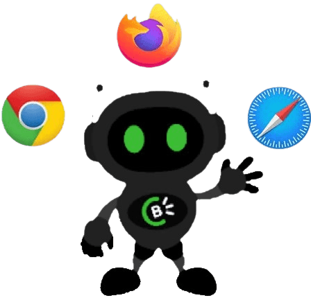 The A.F.R.O.B.O.T mascot waving