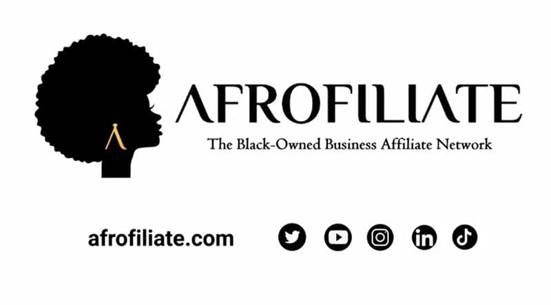 The Afrofiliate logo, the Black-owned business affiliate network